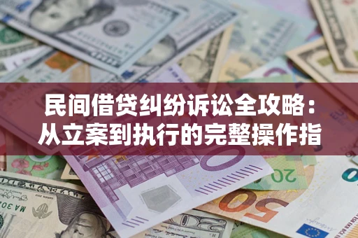 北京民间借贷纠纷诉讼全攻略：从立案到执行的完整操作指南