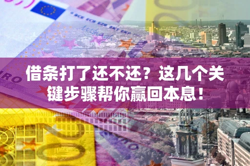 北京借条打了还不还？这几个关键步骤帮你赢回本息！