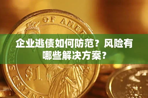 北京企业逃债如何防范？风险有哪些解决方案？