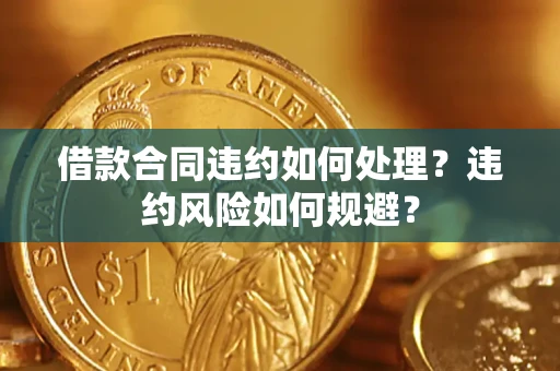 北京借款合同违约如何处理？违约风险如何规避？