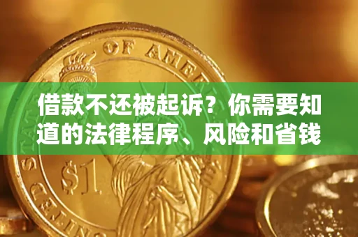 北京借款不还被起诉？你需要知道的法律程序、风险和省钱技巧